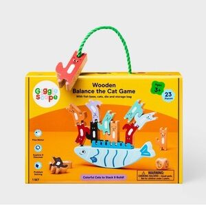 Wooden Balance the Cat Game